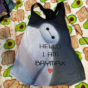 Big Hero 6 Baymax racerback tank top